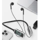 Casti Bluetooth Wireless KL 50 cu Banda Flexibila Ecran LED sport