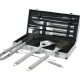 Set 11 Ustensile pentru Gratar din Inox cu Valiza Eleganta pentru Depozitare