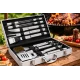 Set 11 Ustensile pentru Gratar din Inox cu Valiza Eleganta pentru Depozitare