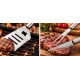 Set 11 Ustensile pentru Gratar din Inox cu Valiza Eleganta pentru Depozitare