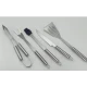 Set 5 Ustensile pentru Gratar din Inox cu Valiza de Depozitare din Aluminiu