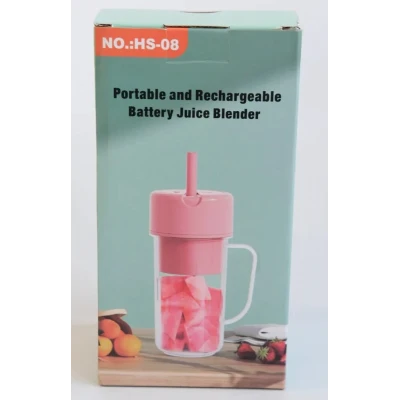 Mini Blender Portabil Reincarcabil pentru Smoothieuri si Sucuri HS08