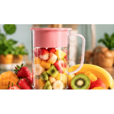 Mini Blender Portabil Reincarcabil pentru Smoothieuri si Sucuri HS08