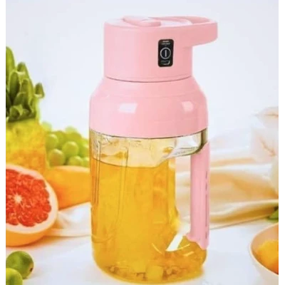 Cana Electrica pentru Sucuri si Smoothieuri 1500 ml reincarcabila USB cu maner Integrat