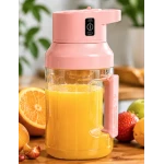 Cana Electrica pentru Sucuri si Smoothieuri 1500 ml reincarcabila USB cu maner Integrat