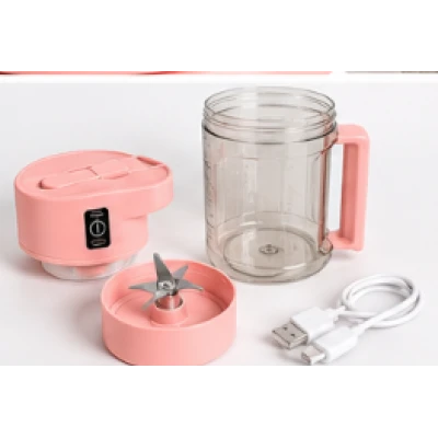 Cana Electrica pentru Sucuri si Smoothieuri 1500 ml reincarcabila USB cu maner Integrat