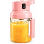 Cana Electrica pentru Sucuri si Smoothieuri 1500 ml reincarcabila USB cu maner Integrat
