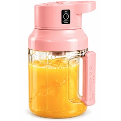 Cana Electrica pentru Sucuri si Smoothieuri 1500 ml reincarcabila USB cu maner Integrat