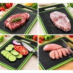 Tocator multifunctional 4 in 1 placa de dezghetat tocator cu functie ascutire cutite si razatoare