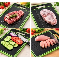 Tocator multifunctional 4 in 1 placa de dezghetat tocator cu functie ascutire cutite si razatoare