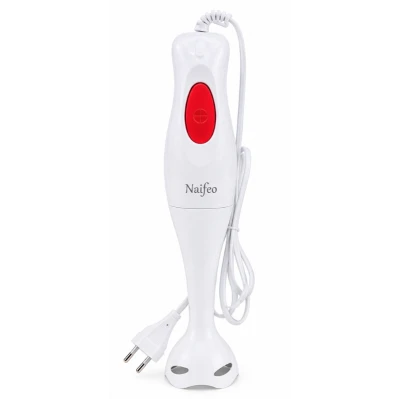 Blender vertical de mana Naifeo NF 8001A de 300W alb cu lama din inox