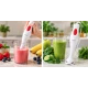 Blender vertical de mana Naifeo NF 8001A de 300W alb cu lama din inox