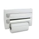 Suport de perete multifunctional 3 in 1 pentru folie alimentara folie de aluminiu si rola de hartie