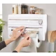 Suport de perete multifunctional 3 in 1 pentru folie alimentara folie de aluminiu si rola de hartie