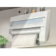 Suport de perete multifunctional 3 in 1 pentru folie alimentara folie de aluminiu si rola de hartie