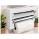 Suport de perete multifunctional 3 in 1 pentru folie alimentara folie de aluminiu si rola de hartie