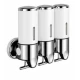 Dispenser de sapun 3 IN 1 montat pe perete set dispenser gel de dus sampon balsam ABS pentru baie si bucatarie
