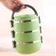 Caserola termica pentru mancare cu 3 recipiente etajate capac si maner