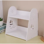 UB Etajera pentru biroul copilului 2 compartimente 29x29x19cm Alb