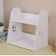 UB Etajera pentru biroul copilului 2 compartimente 29x29x19cm Alb