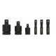Set 6 adaptoare impact reductoare si prelungitoare 1/4 3/8 si 1/2 otel