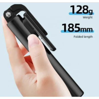 Selfie Stick cu telecomanda bluetooth si trepied P20S negru