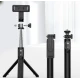 Selfie Stick cu telecomanda bluetooth si trepied P20S negru