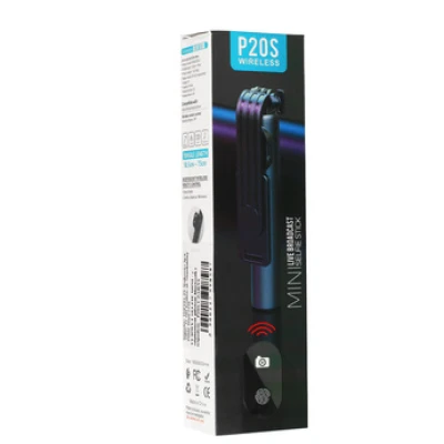 Selfie Stick cu telecomanda bluetooth si trepied P20S negru