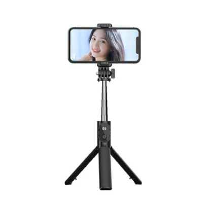 Selfie Stick cu telecomanda bluetooth si trepied P20S negru