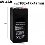 Acumulator Reincarcabil MX941 Plumb Acid 4V 4Ah pentru Cantar Electronic de 350kg