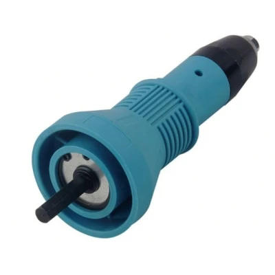Adaptor de bormasina pentru nituit albastru