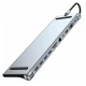 Adaptor Hub Multiport 11 in 1 USB C Docking Station pentru Laptop Q HU990