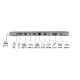 Adaptor Hub Multiport 11 in 1 USB C Docking Station pentru Laptop Q HU990