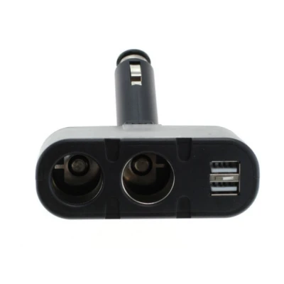 Adaptor priza auto 2 porturi cu USB 100W Olesson 1652