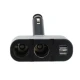 Adaptor priza auto 2 porturi cu USB 100W Olesson 1652