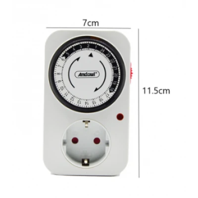 Adaptor Priza Programabila Mecanic Andowl DS115 16A 