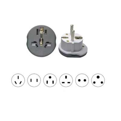 Adaptor priza universal QDC16 protectie scurt circuit 250V/16A