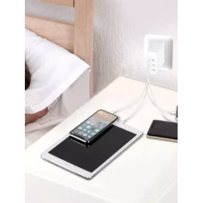 Adaptor priza WLX A6 cu 4 porturi USB Qualcomm 3.0 53W