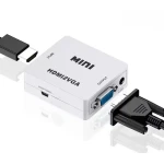 Adaptor Q JC145 Mini Convertor VGA La HDMI Full HD 1080p Video Si Audio Stereo