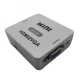 Adaptor Q JC145 Mini Convertor VGA La HDMI Full HD 1080p Video Si Audio Stereo