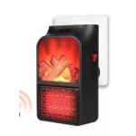 Aeroterma Flame Heater portabila tip SEMINEU cu telecomanda si efect de flacara
