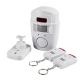 Alarma wireless cu 2 telecomenzi si senzor de miscare cu infrarosu OFF