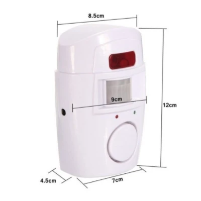Alarma wireless cu 2 telecomenzi si senzor de miscare cu infrarosu OFF