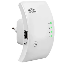 Amplificator wifi Andowl Q 9D functie repeater WiFi 2.4Ghz 100Mbps alb
