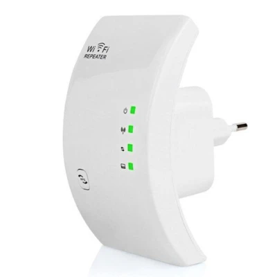 Amplificator wifi Andowl Q 9D functie repeater WiFi 2.4Ghz 100Mbps alb
