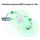 Amplificator wifi Andowl Q 9D functie repeater WiFi 2.4Ghz 100Mbps alb
