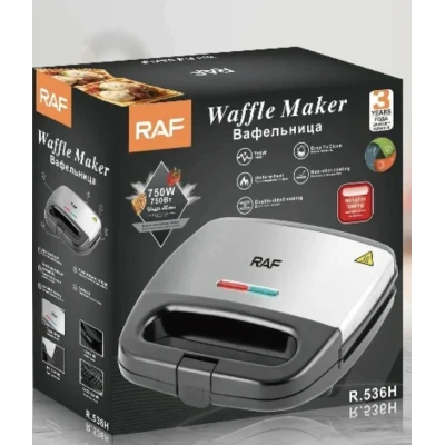 Aparat de Facut Gofre RAF R536H putere 750W Reglarea Automata a Temperaturii