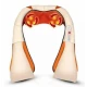 Aparat de Masaj Gat Umeri Spate Cervical Lombar Role 3D Infrarosu 24W Bej