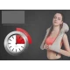 Aparat de Masaj Gat Umeri Spate Cervical Lombar Role 3D Infrarosu 24W Bej