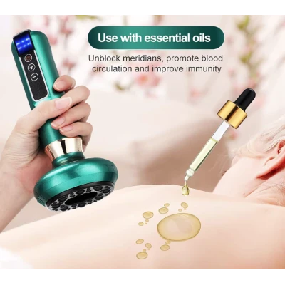 Aparat de masaj Pastsky Incarcare USB 8W Verde